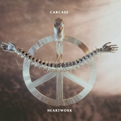 the album cover for Carcass - Heartwork