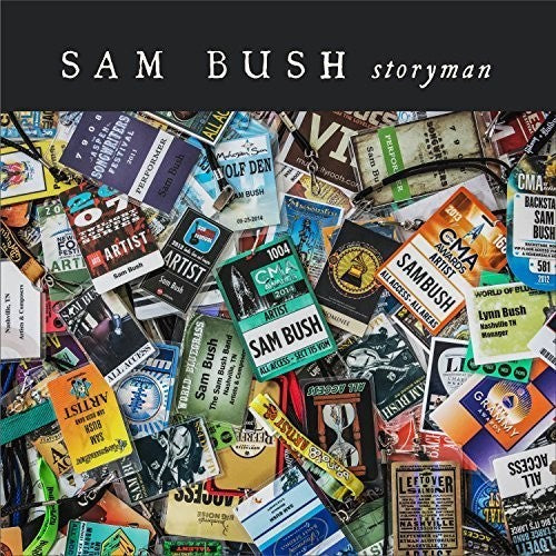 the album cover for Sam Bush - Storyman