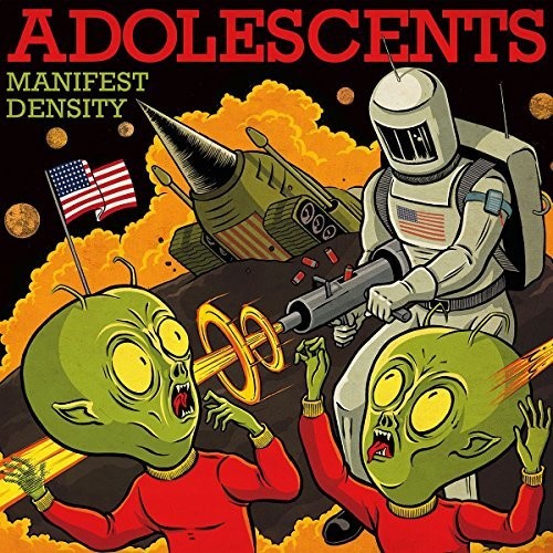 the album cover for Adolescents - Manifest Destiny