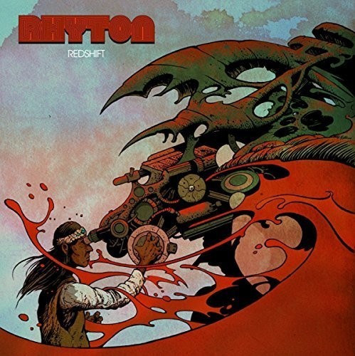 the album cover for Rhyton - Redshift
