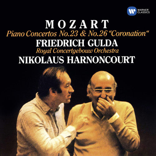 the album cover for Harnoncourt Gulda - Piano Concertos Nos 23 & 26 - Gukda/Harnoncourt