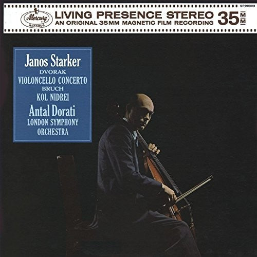 the album cover for Dvorak / Bruch / Starker / Dorati / London Sym Orc - Cello Concerto / Kol Nidrei [180 Gram]