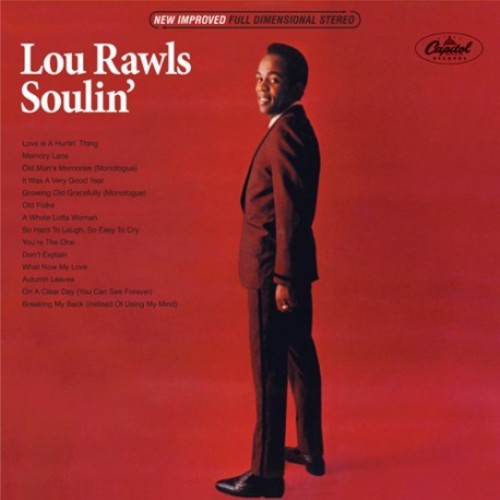 the album cover for Lou Rawls - Soulin