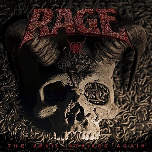 the album cover for Rage - Devil Strikes Again