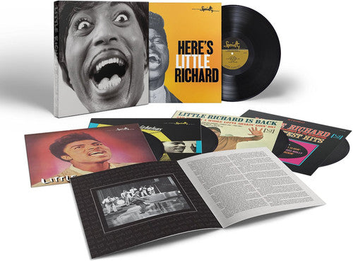the album cover for Little Richard - Mono Box: Complete Specialty/Vee-Jay Albums [5 LP Box Set]