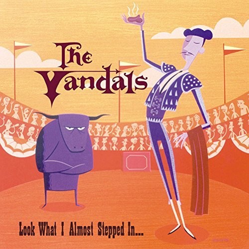 the album cover for The Vandals - Look What I Almost Stepped In