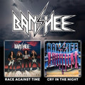 the album cover for Banshee - Race Against Time / Cry In The Night