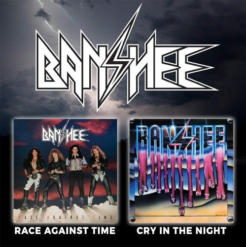 the album cover for Banshee - Race Against Time / Cry In The Night