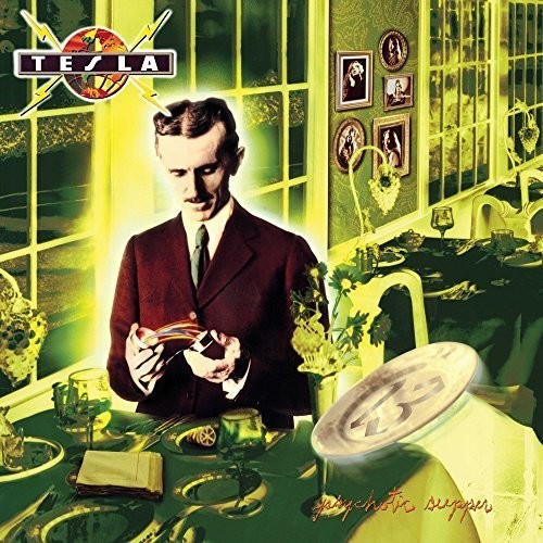 the album cover for Tesla - Psychotic Supper [LP]