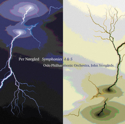 the album cover for Oslo Philharmonic Orchestra - N&oslash;rg&aring;rd: Symphonies Nos. 4 &amp; 5