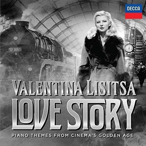 the album cover for Valentina Lisitsa / Sutherland,Gavin / Bbc Concert - Love Story: Piano Themes From Cinema's Golden Age