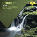 the album cover for Schubert / Fischer-Dieskau / Moore - Virtuoso: Lieder