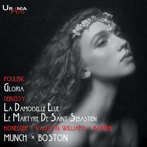 the album cover for Barber / Debussy / Victoria De Los Angeles / Smith - Munch Conducts Debussy, Poulenc And Barber