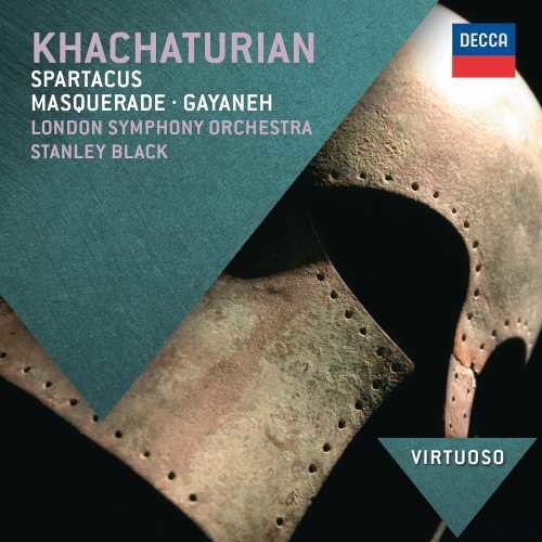 the album cover for Khachaturian / Black / Lso - Virtuoso: Spartacus