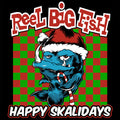 the album cover for Reel Big Fish - Happy Skalidays [Colored Vinyl] (Gold)