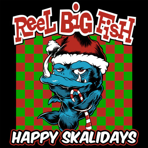 the album cover for Reel Big Fish - Happy Skalidays [Colored Vinyl] (Gold)