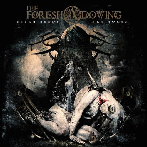 the album cover for Foreshadowing - Seven Heads Ten Horns