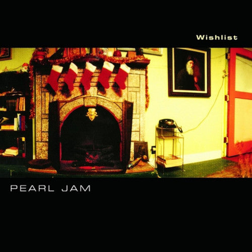 the album cover for Pearl Jam - Wishlist b/w U & Brain Of J (Live) [Vinyl Single]