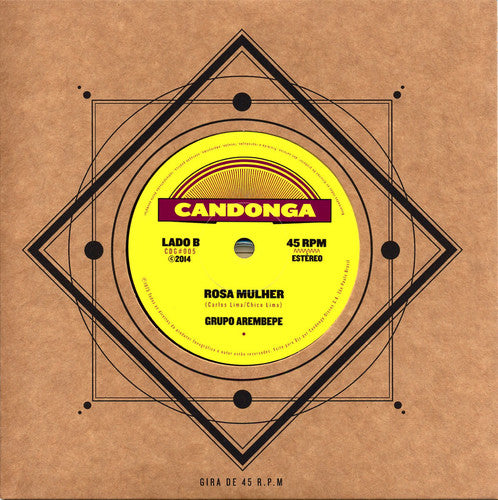 the album cover for Grupo Arembepe - Afoxe Ponto De Oxossi / Rosa Mulher