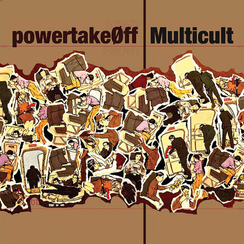 the album cover for Multicult / Power Take Off - Split