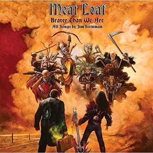 the album cover for Meat Loaf - Braver Than We Are [2 LP]