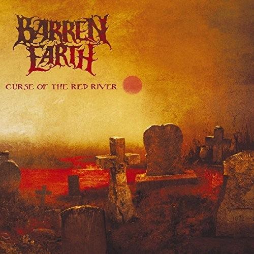 the album cover for Barren Earth - Curse Of The Red River
