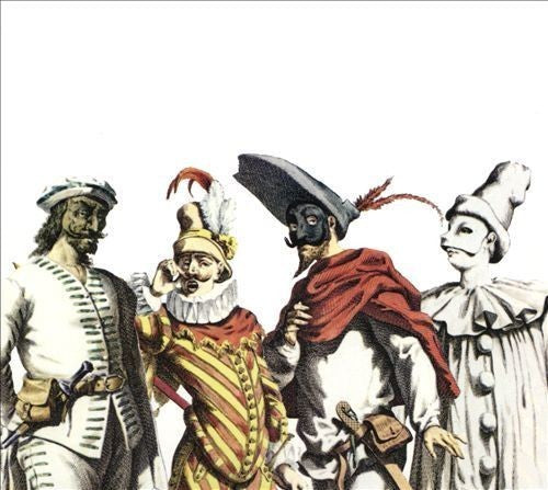 the album cover for John Zorn - Commedia Dell'arte