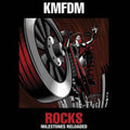 the album cover for KMFDM - Rocks-milestones Reloaded
