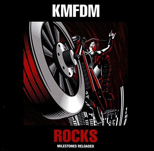 the album cover for KMFDM - Rocks-milestones Reloaded