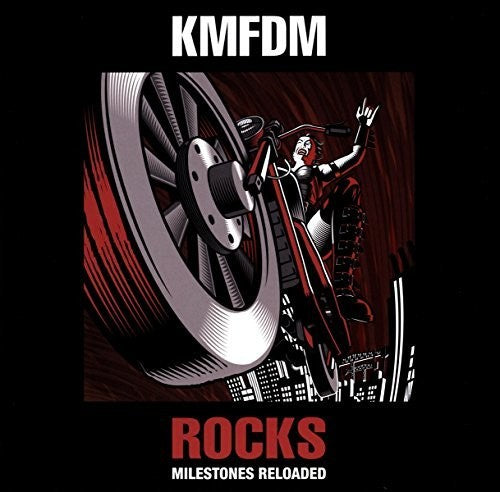the album cover for KMFDM - Rocks-milestones Reloaded