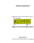 the album cover for Karlheinz Stockhausen - Kontakte