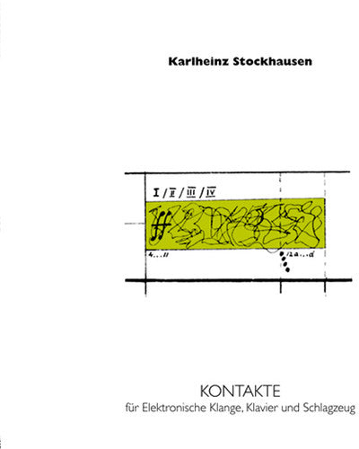 the album cover for Karlheinz Stockhausen - Kontakte