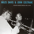 the album cover for Miles Davis & John Coltrane - Deutsches Museum Munchen - April 3rd 1960