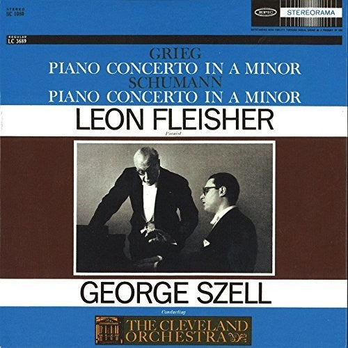 the album cover for Leon Fleisher - Grieg & Schumann: Piano Concertos [Limited Edition] (Jpn)