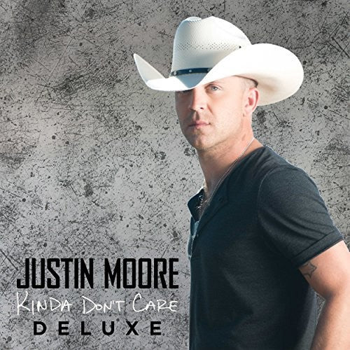 the album cover for Justin Moore - Kinda Don't Care [LP]
