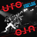 the album cover for UFO - Lights Out Chicago