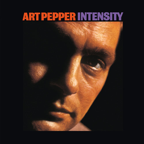 the album cover for Art Pepper - Intensity