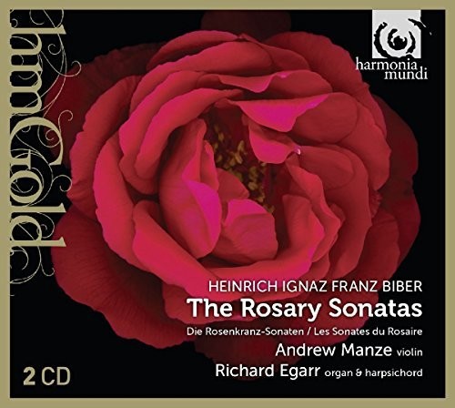 the album cover for Biber / Andrew Manze - Biber: Rosary Sonatas