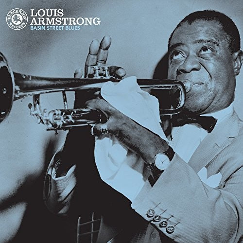 the album cover for Louis Armstrong - Basin Street Blues [LP]