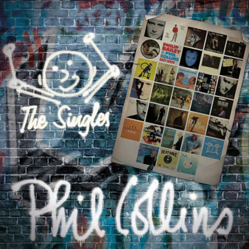 the album cover for Phil Collins - The Singles [4LP]