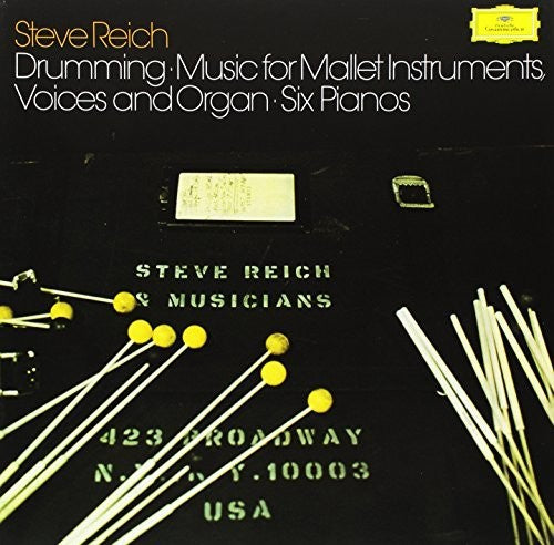 the album cover for Steve Reich - Reich: Drumming [Limited Edition]