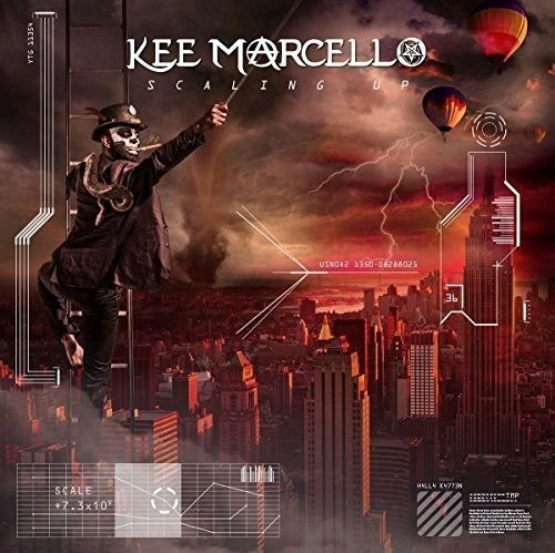 the album cover for Kee Marcello - Scaling Up