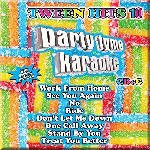 the album cover for Party Tyme Karaoke - Party Tyme Karaoke: Tween Hits 10 / Various
