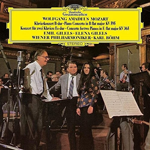 the album cover for Mozart / Gilels / Gilels / Bohm / Wiener Philharmo - Piano Concertos 10 & 27