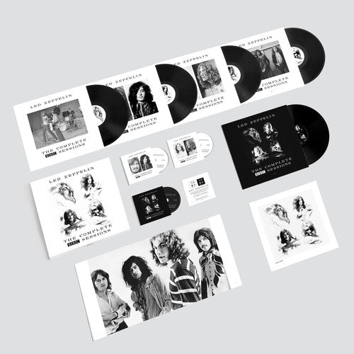 the album cover for Led Zeppelin - The Complete BBC Sessions [Super Deluxe 3CD/5LP Box Set]