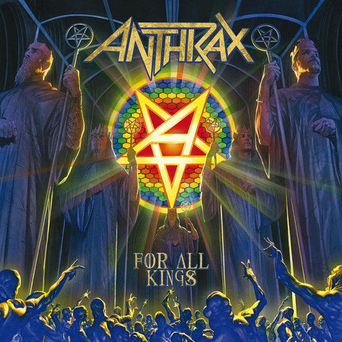 the album cover for Anthrax - For All Kings [Limited Edition Pink Vinyl]
