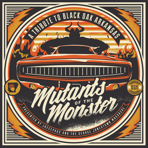 the album cover for Joecephus & The George Jonestown Massacre - Mutants Of The Monster: Tribute To Black Oak Arkansas / Various