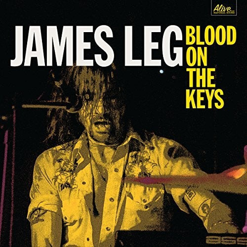 the album cover for James Leg - Blood On The Keys [Download Included]