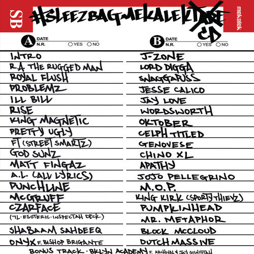 the album cover for Sam The Sleezbag & Dj Mekalek - Sleezbagmekalektape