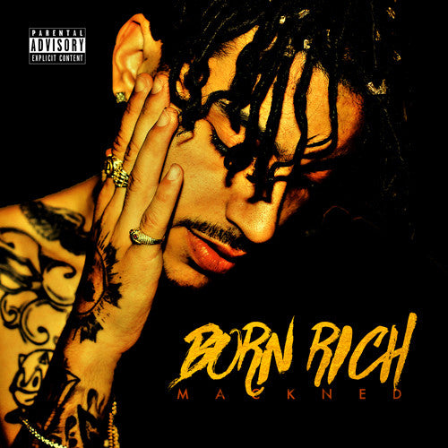 the album cover for Mackned - Born Rich